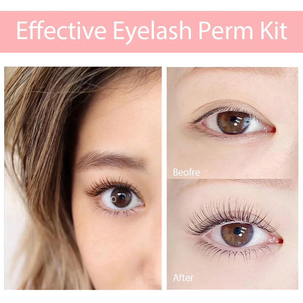 Lash Lift Kit | 6–8 Week Curl, Complete 10-Piece Set with Eye Pads & Brushes — Salon & Home Use
