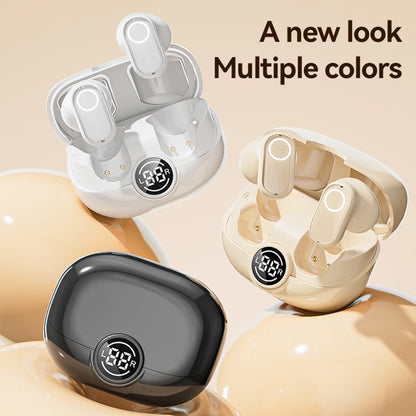 Wireless Earbuds with Built-in Microphone – Bluetooth 5.4 Waterproof Headset with Charging Case | TWS In-Ear Headphones for Sports, Workouts & Running