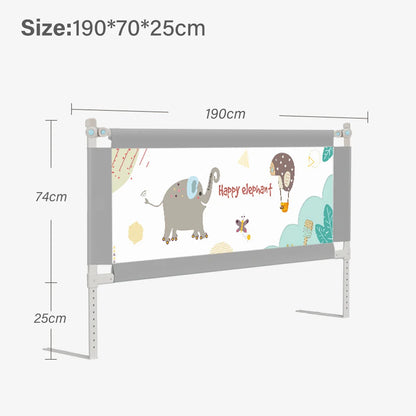 190cm Bed Safety Guard – Toddler Bed Rail – Safety Protection Barrier for Single Bed - 190x70cm / UNITED KINGDOM