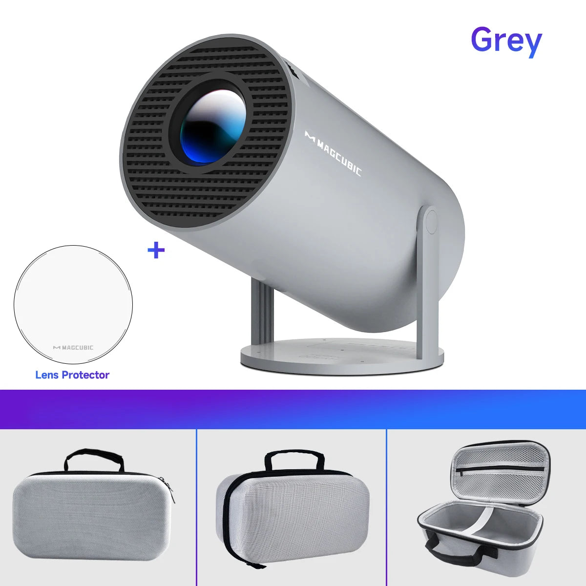 Magcubic Projector HY300 Pro 4K Android 11 Dual Wifi6 260ANSI Allwinner H713 BT5.0 1080P 1280*720P Home Cinema Outdoor