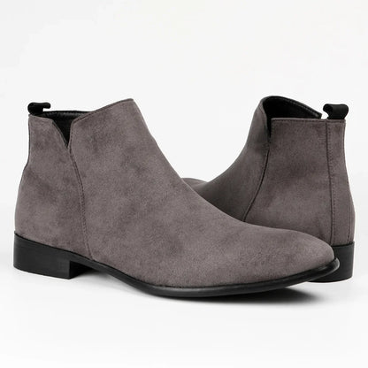 Men's Classic Chelsea Boots | Square Toe, Slip-On, British Style, Sizes EU 40-50 (US 7-17) — 10 Colours