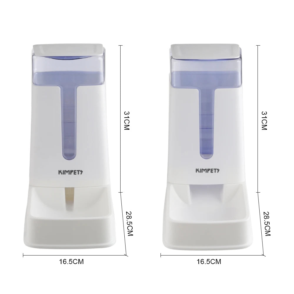 Tieker Automatic Pet Feeder Drinking Fountain 2-Pack Set Travel Pet Supplies Dog Food Cat Food Automatic Dispenser