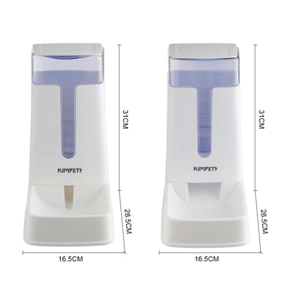 Tieker Automatic Pet Feeder Drinking Fountain 2-Pack Set Travel Pet Supplies Dog Food Cat Food Automatic Dispenser