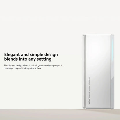 Xiaomi AX3000 NE WiFi 6 Mesh Router System | Dual-Band 3000Mbps, NFC, IPTV, App Control — White
