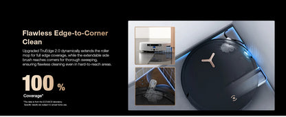 ECOVACS DEEBOT X8 PRO OMNI Robot Vacuum & Mop | 18,000Pa Suction, Self-Washing Mop, AI Navigation, 12-in-1 OMNI Station — Black