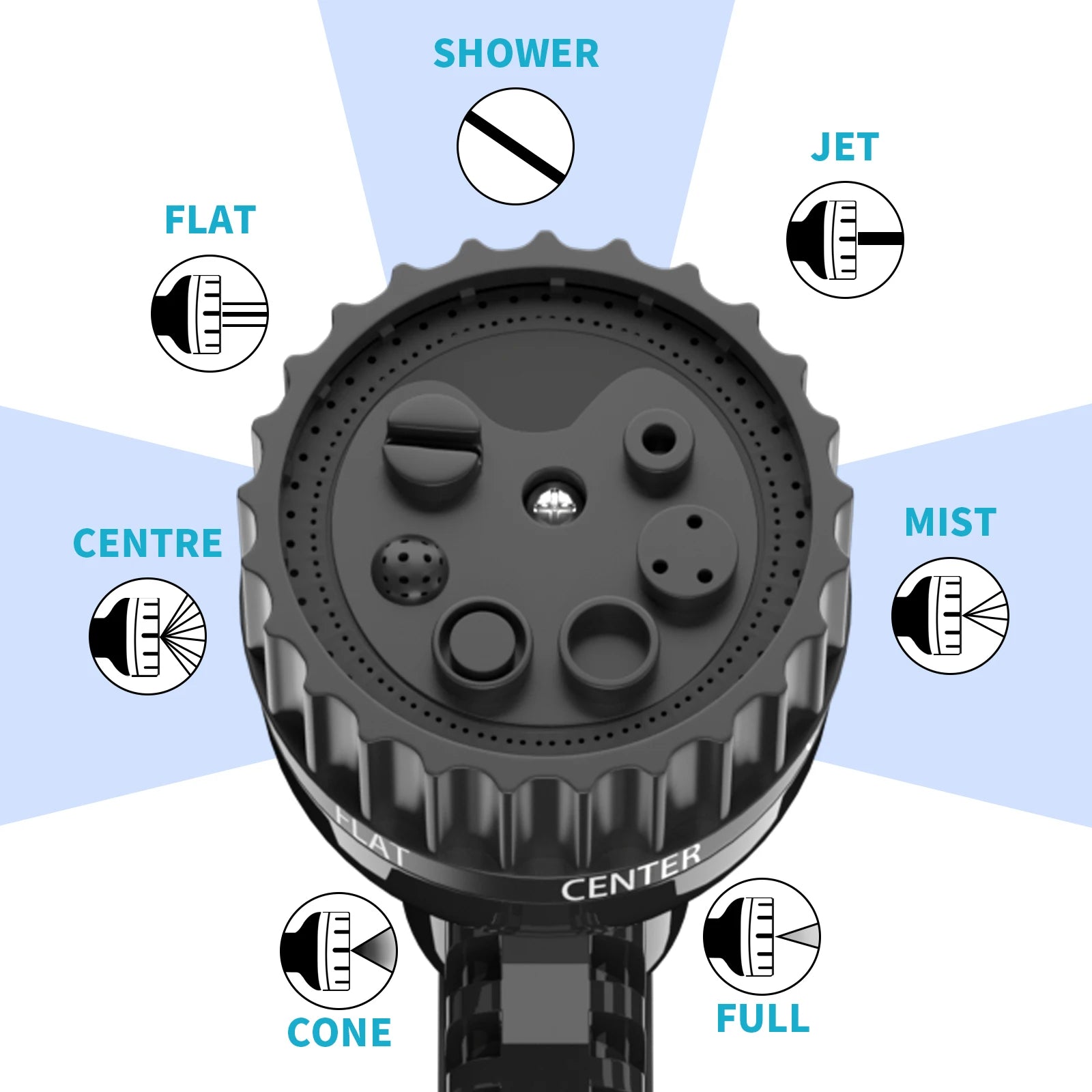 Expandable Garden Hose with 8-Function Adjustable Spray Gun – Lightweight Leak-Proof & Space-Saving