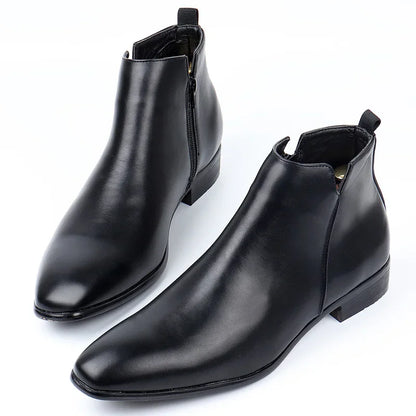 Men's Classic Chelsea Boots | Square Toe, Slip-On, British Style, Sizes EU 40-50 (US 7-17) — 10 Colours