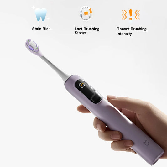 Xiaomi MIJIA MES610 Sonic Electric Toothbrush Pro | 4 Cleaning Modes, 180-Day Battery, IPX8 Waterproof, Smart Colour Display