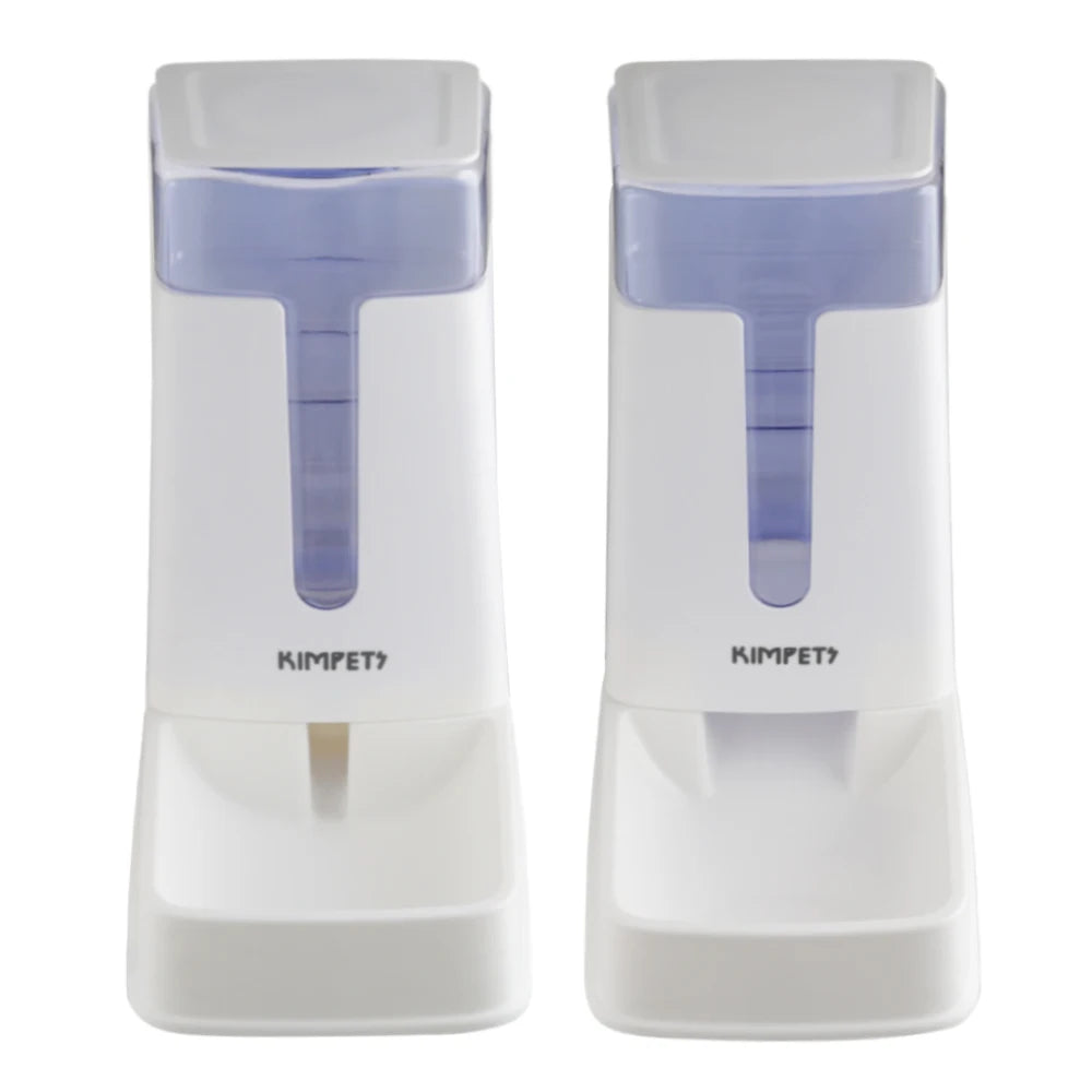 Tieker Automatic Pet Feeder Drinking Fountain 2-Pack Set Travel Pet Supplies Dog Food Cat Food Automatic Dispenser