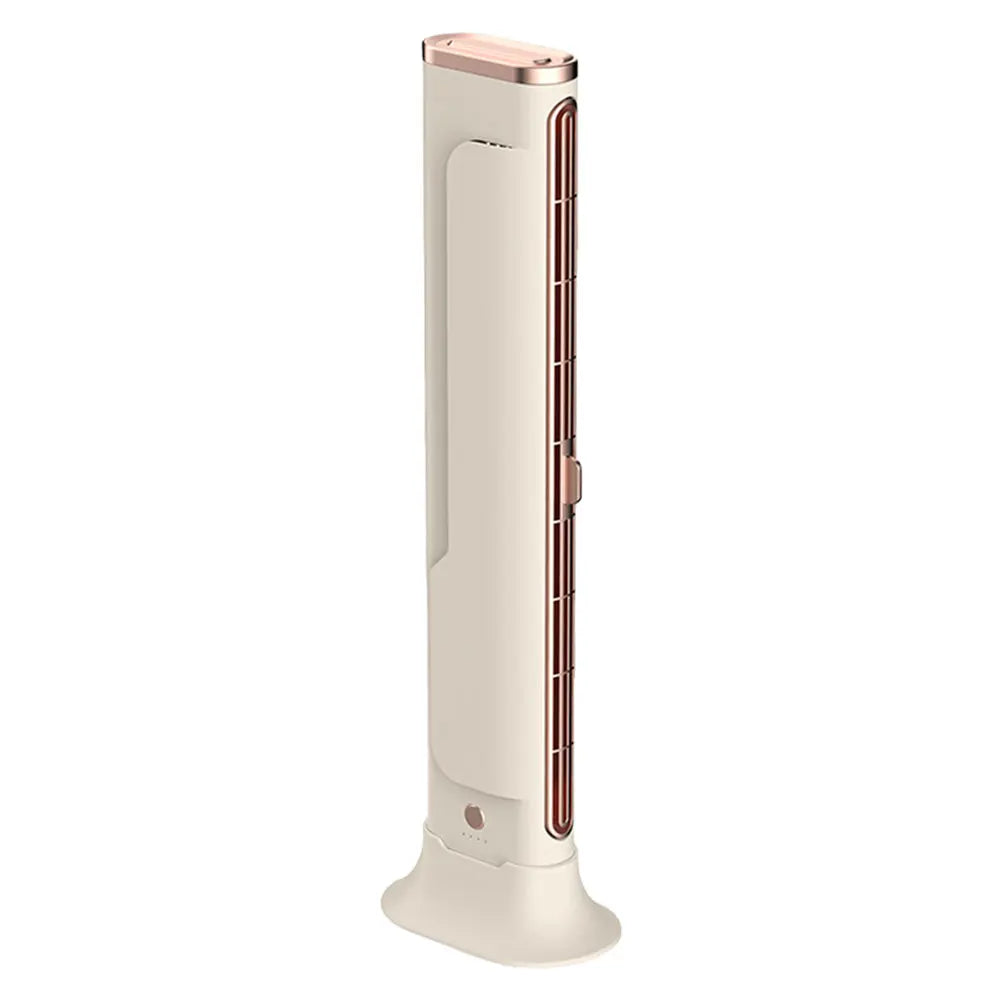 Space-Saving Air Condition Fan | Adjustable Vents Bladeless Tower Fan for Bedroom Home Office and Room | USB Powered