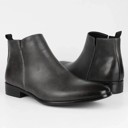 Men's Classic Chelsea Boots | Square Toe, Slip-On, British Style, Sizes EU 40-50 (US 7-17) — 10 Colours