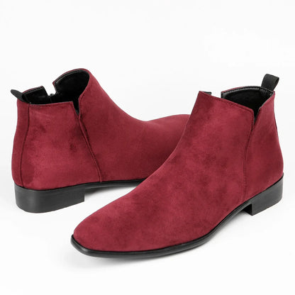 Men's Classic Chelsea Boots | Square Toe, Slip-On, British Style, Sizes EU 40-50 (US 7-17) — 10 Colours
