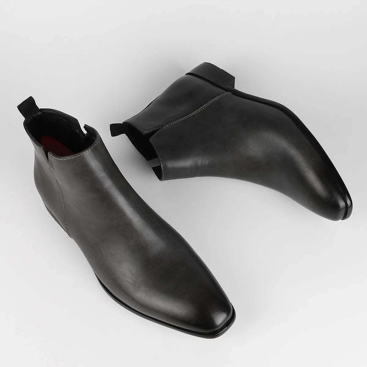 Men's Classic Chelsea Boots | Square Toe, Slip-On, British Style, Sizes EU 40-50 (US 7-17) — 10 Colours