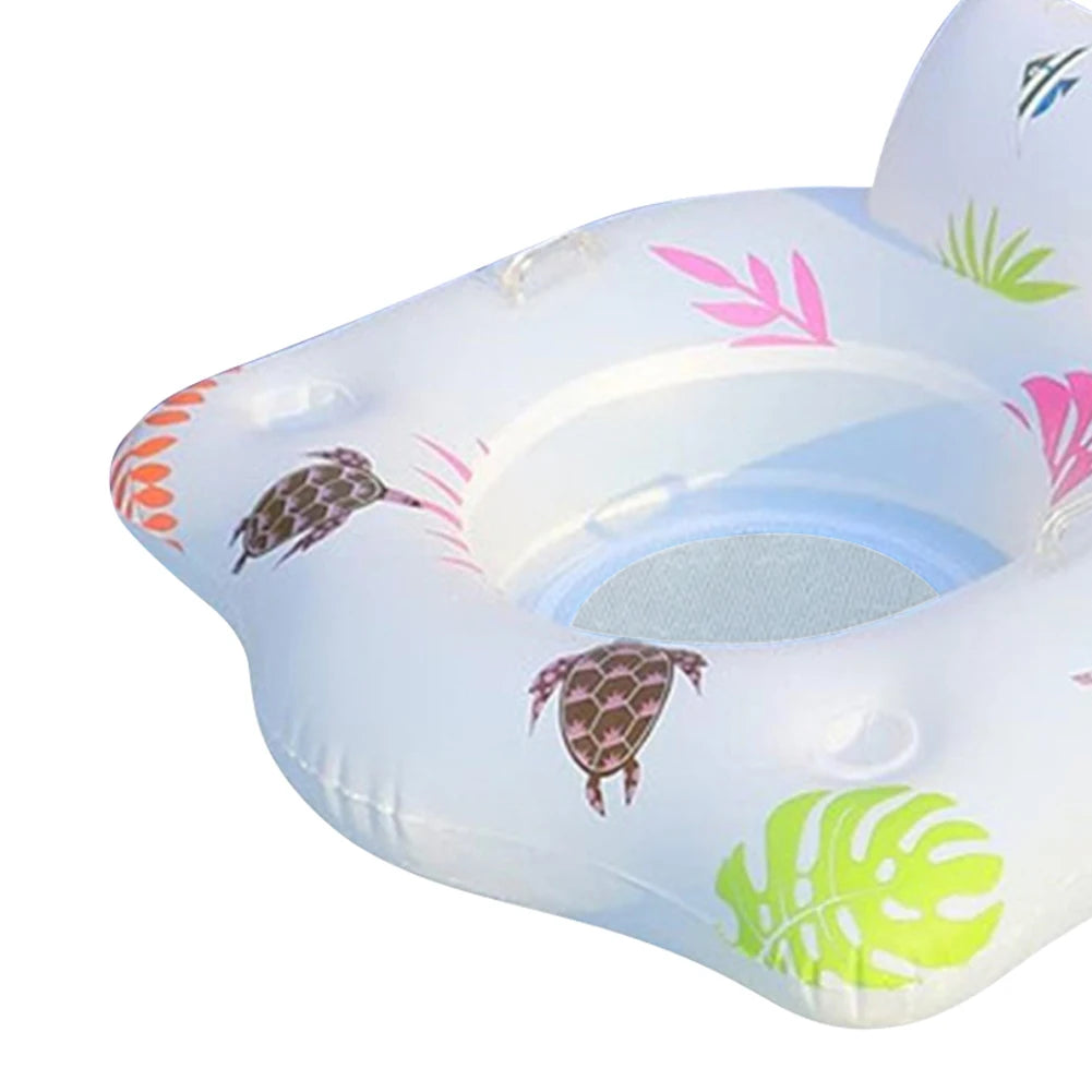 Light-Up Pool Lounger with 2 Cup Holders – Floating Pool Chair for Adults – Inflatable Pool Floaties for Summer Water