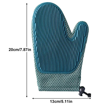 Cat Hair Glove & Fur Remover Glove – Pet Grooming Glove Brush for Shedding, Dog & Cat Hair Remover Mitt for Grooming and Cleaning