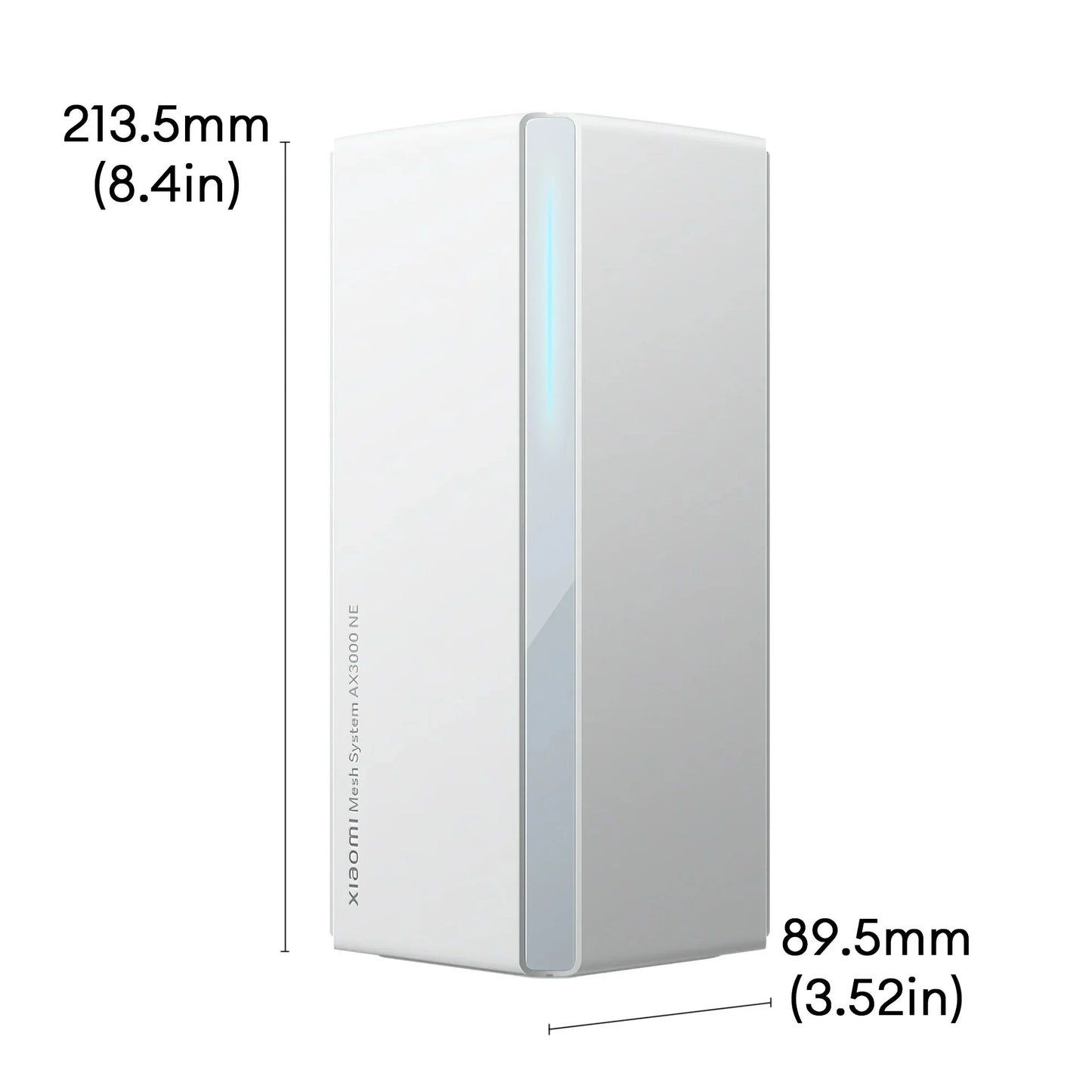 Xiaomi AX3000 NE WiFi 6 Mesh Router System | Dual-Band 3000Mbps, NFC, IPTV, App Control — White