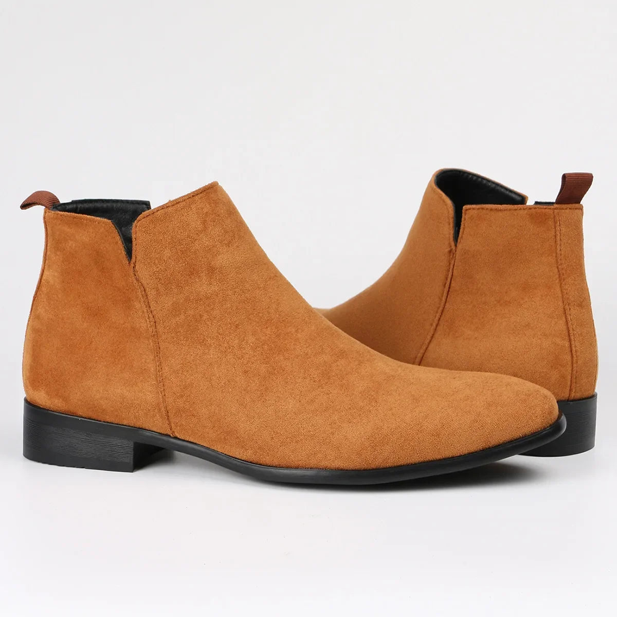 Men's Classic Chelsea Boots | Square Toe, Slip-On, British Style, Sizes EU 40-50 (US 7-17) — 10 Colours