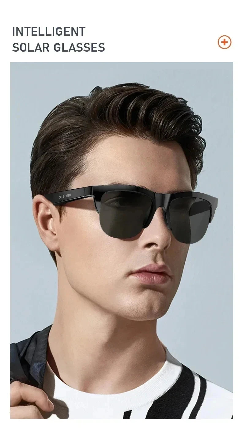 Original mijia Xiaomi Smart Sunglasses Glasses Bluetooth Call Outdoor Sports headset HIFI Blue Light Waterproof Anti-UV with mic