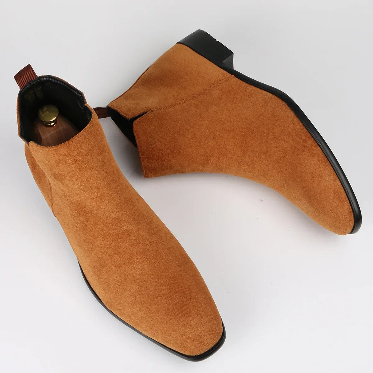 Men's Classic Chelsea Boots | Square Toe, Slip-On, British Style, Sizes EU 40-50 (US 7-17) — 10 Colours