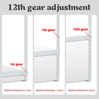 190cm Bed Safety Guard – Toddler Bed Rail – Safety Protection Barrier for Single Bed - 190x70cm / UNITED KINGDOM