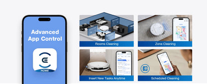 ECOVACS DEEBOT T50 PRO OMNI Robot Vacuum & Mop | 15,000Pa, TruEdge 2.0, ZeroTangle 2.0, OMNI Station — White
