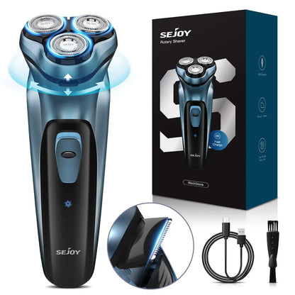 SEJOY Shaver Men USB Electric Shaver Powerful Beard Electric Razor Rechargeable WaterproofShaving Machine