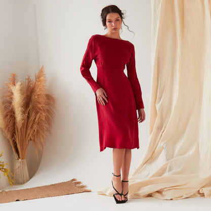Long Sleeve Midi Dress