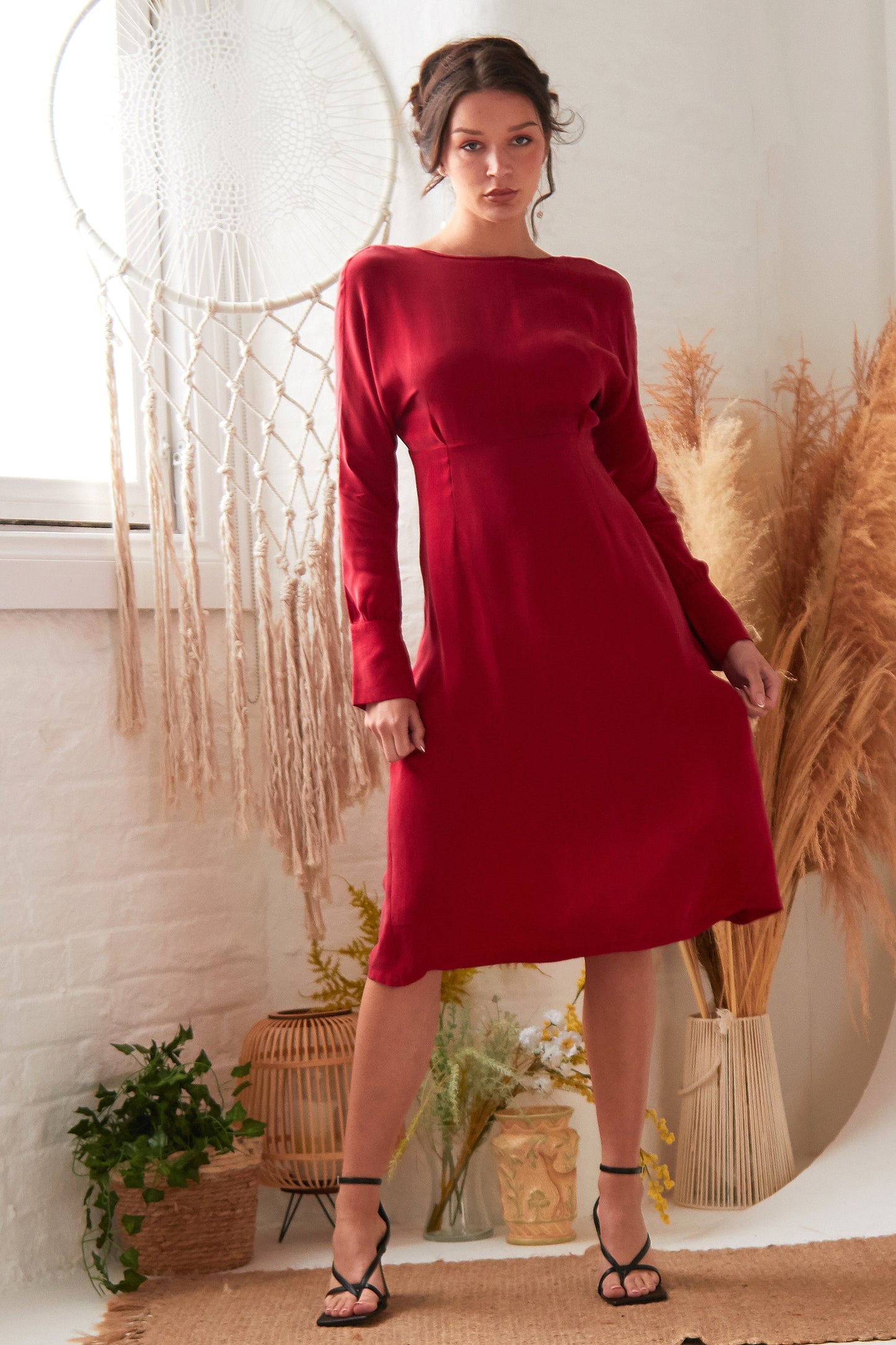Long Sleeve Midi Dress