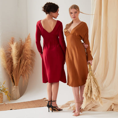 Long Sleeve Midi Dress