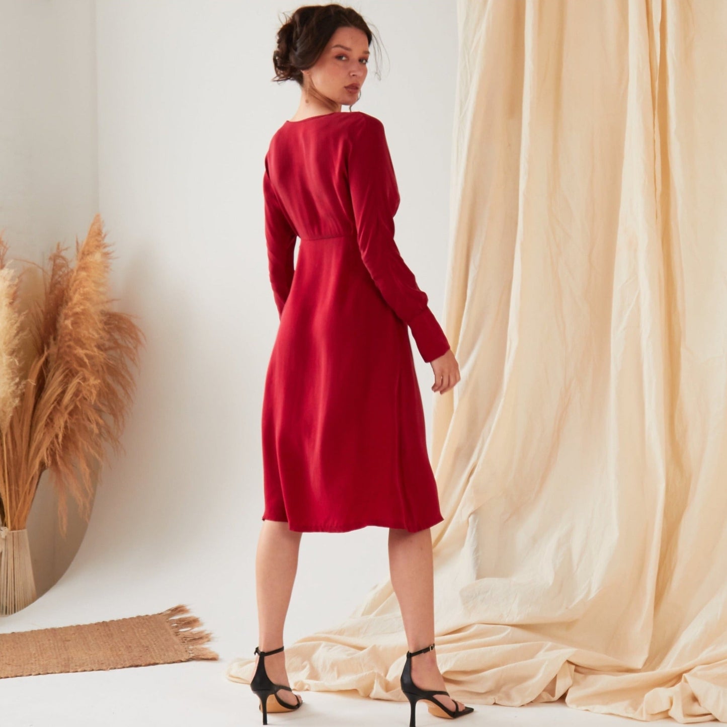 Long Sleeve Midi Dress