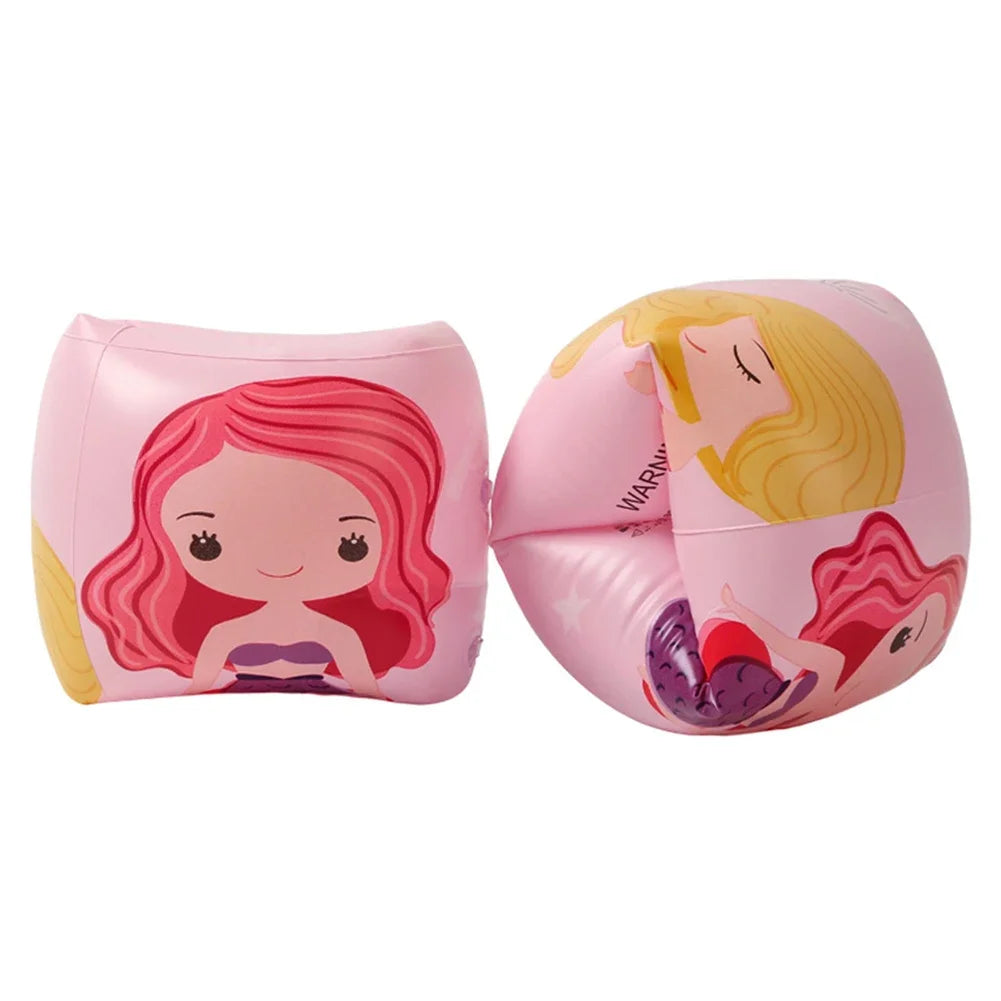 Cute Arm Floaties – Inflatable Swim Floater Sleeves for Kids Toddlers & Adults – PVC Swimming Arm Float Rings for Safe