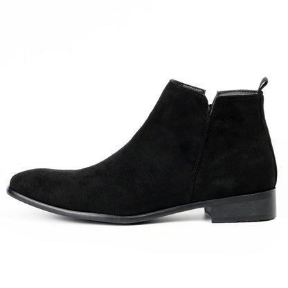 Men's Classic Chelsea Boots | Square Toe, Slip-On, British Style, Sizes EU 40-50 (US 7-17) — 10 Colours