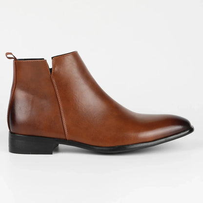 Men's Classic Chelsea Boots | Square Toe, Slip-On, British Style, Sizes EU 40-50 (US 7-17) — 10 Colours