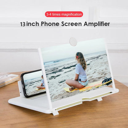 Foldable Holder Stand Video Amplifier 14 inch 3D Mobile Cell Phone Screen Amplifier Movie Display Enlarged Expander