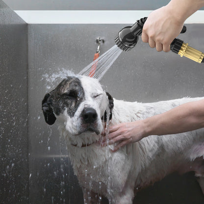 Expandable Garden Hose with 8-Function Adjustable Spray Gun – Lightweight Leak-Proof & Space-Saving