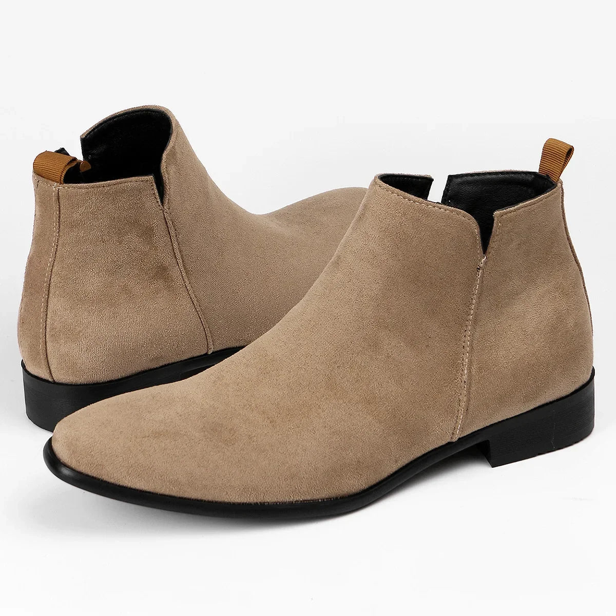 Men's Classic Chelsea Boots | Square Toe, Slip-On, British Style, Sizes EU 40-50 (US 7-17) — 10 Colours