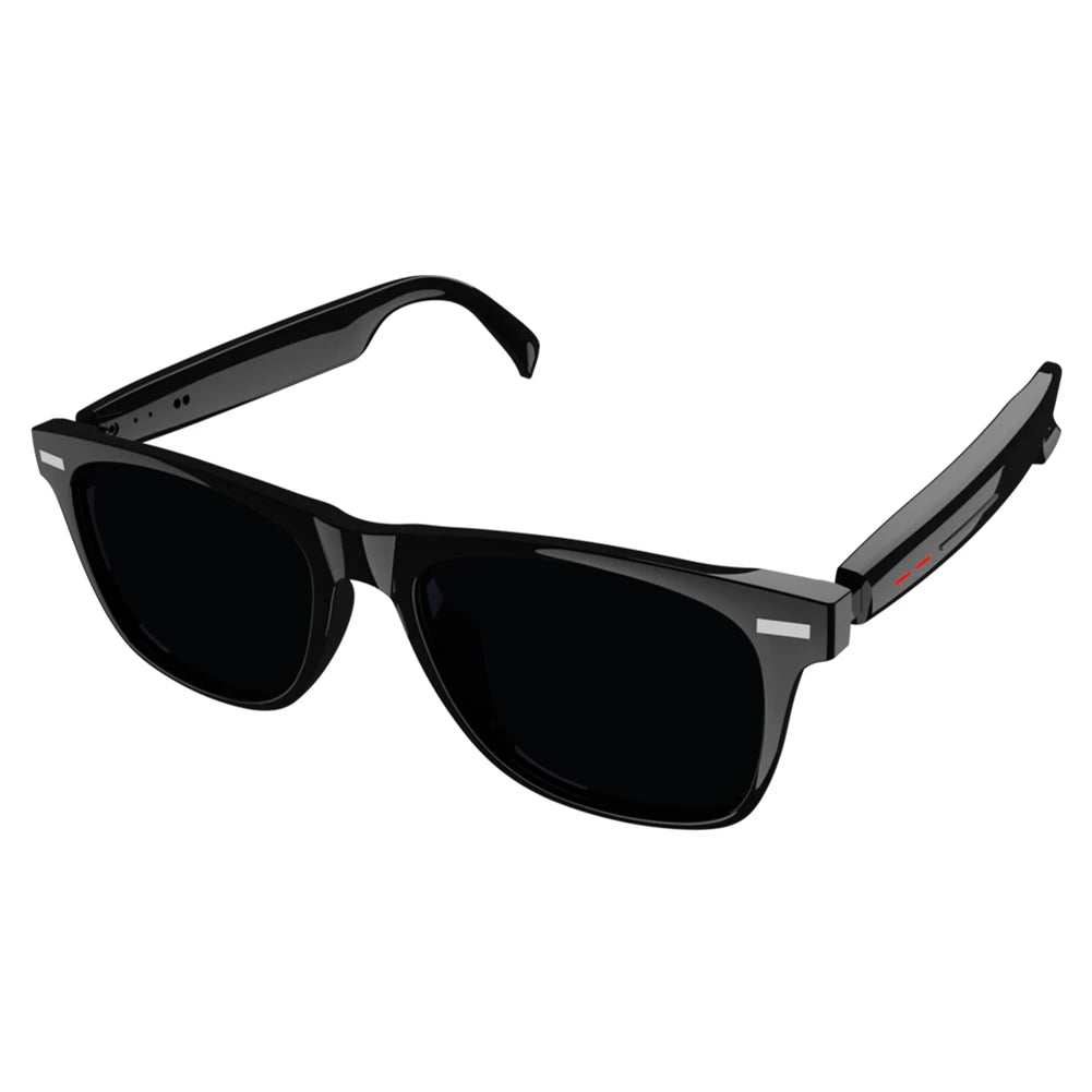 Outdoor Smart Bluetooth Glasses with Open‑Ear Speakers & Mic – AI Voice Assistant, Touch Control Sports Sunglasses | UK