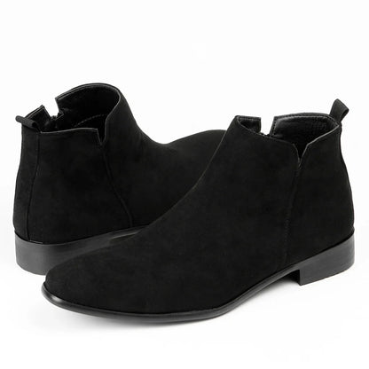 Men's Classic Chelsea Boots | Square Toe, Slip-On, British Style, Sizes EU 40-50 (US 7-17) — 10 Colours