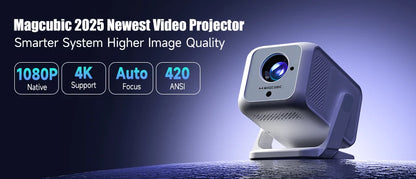 Magcubic Projector HY300 Pro 4K Android 11 Dual Wifi6 260ANSI Allwinner H713 BT5.0 1080P 1280*720P Home Cinema Outdoor