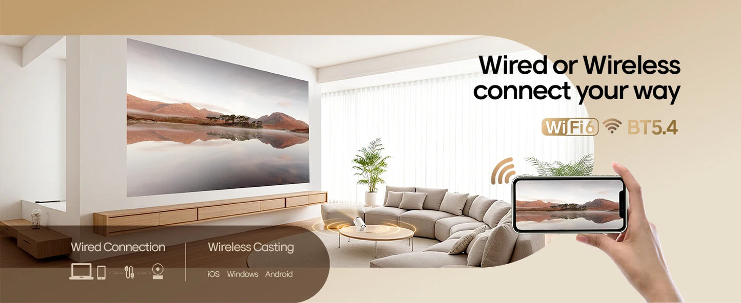 Magcubic Projector HY300 Pro 4K Android 11 Dual Wifi6 260ANSI Allwinner H713 BT5.0 1080P 1280*720P Home Cinema Outdoor