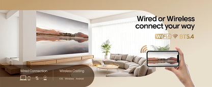 Magcubic Projector HY300 Pro 4K Android 11 Dual Wifi6 260ANSI Allwinner H713 BT5.0 1080P 1280*720P Home Cinema Outdoor