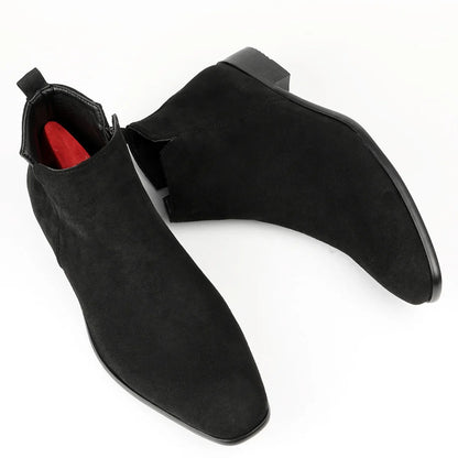 Men's Classic Chelsea Boots | Square Toe, Slip-On, British Style, Sizes EU 40-50 (US 7-17) — 10 Colours