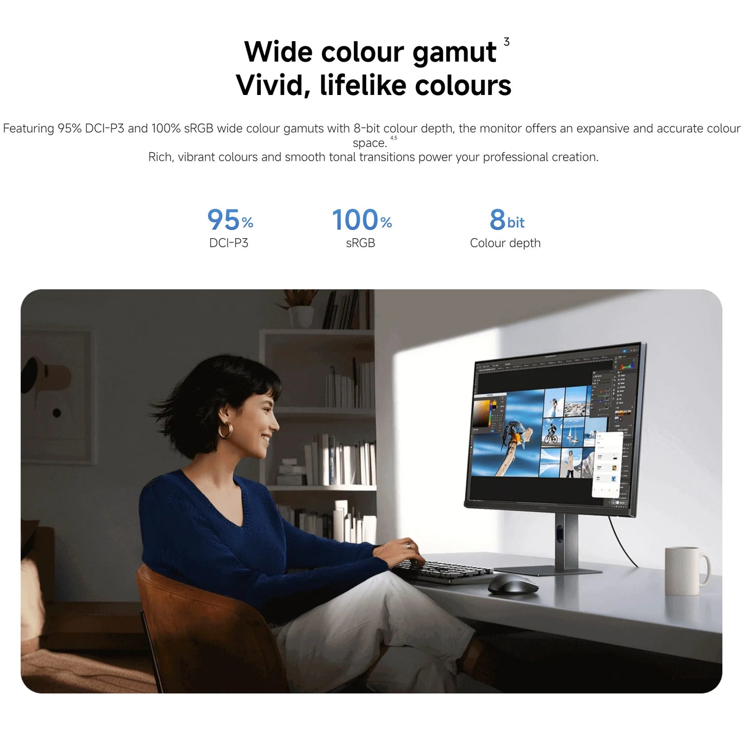 Xiaomi A27Qi 2026 27" 2K IPS Monitor | 2560×1440, 120Hz, 6ms, DC Dimming, 178° View — UK Plug