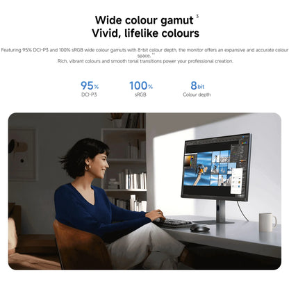 Xiaomi A27Qi 2026 27" 2K IPS Monitor | 2560×1440, 120Hz, 6ms, DC Dimming, 178° View — UK Plug