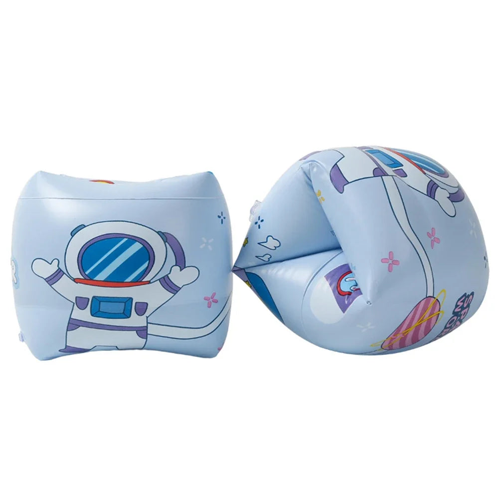 Cute Arm Floaties – Inflatable Swim Floater Sleeves for Kids Toddlers & Adults – PVC Swimming Arm Float Rings for Safe