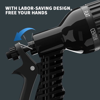 Expandable Garden Hose with 8-Function Adjustable Spray Gun – Lightweight Leak-Proof & Space-Saving