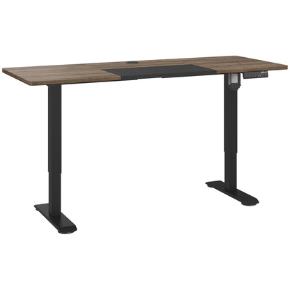 Vinsetto Electric Standing Desk | 72-116cm Adjustable Home Office Desk, Black