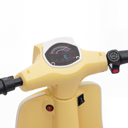 AIYAPLAY 24V kids electric motorbike in beige - product view 9