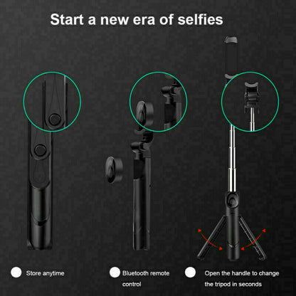 Bluetooth Selfie Tripod Telescopic Stick | Extendable Monopod with Remote | Foldable Phone Holder
