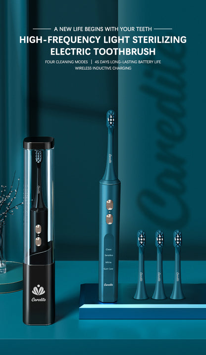 4 Cleaning Modes | 3 Intensity Levels | 45-Day Battery Life | Portable & Hygienic Design